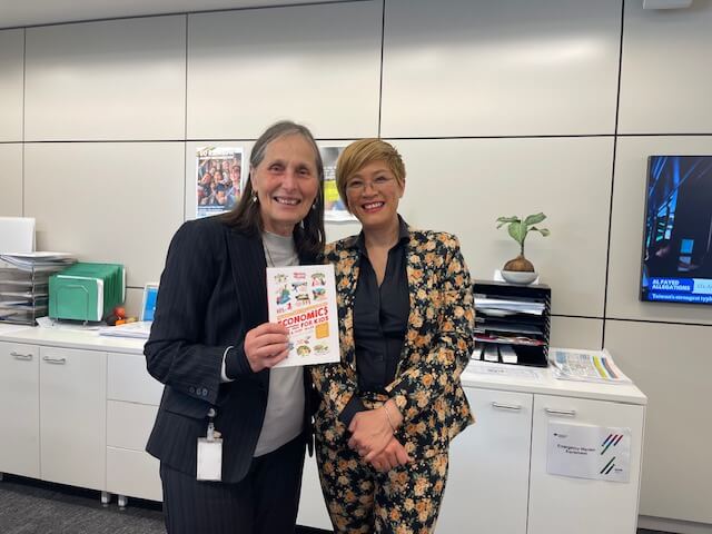Helen and Gabriele at Australian Institute of Health and Wellness